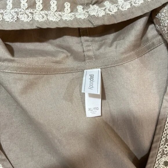 Gapbody Boho Hooded Embroidered Hippie Tunic Cover-up XL - Picture 5 of 7